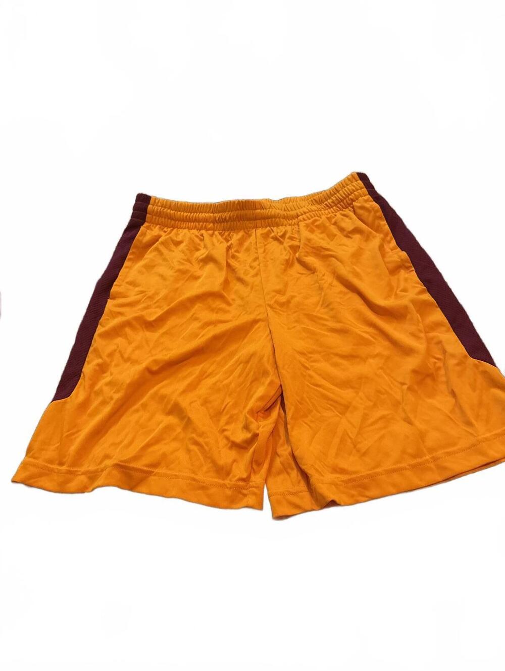 Tek Gear Boys Orange Maroon Athletic Shorts XL Husky